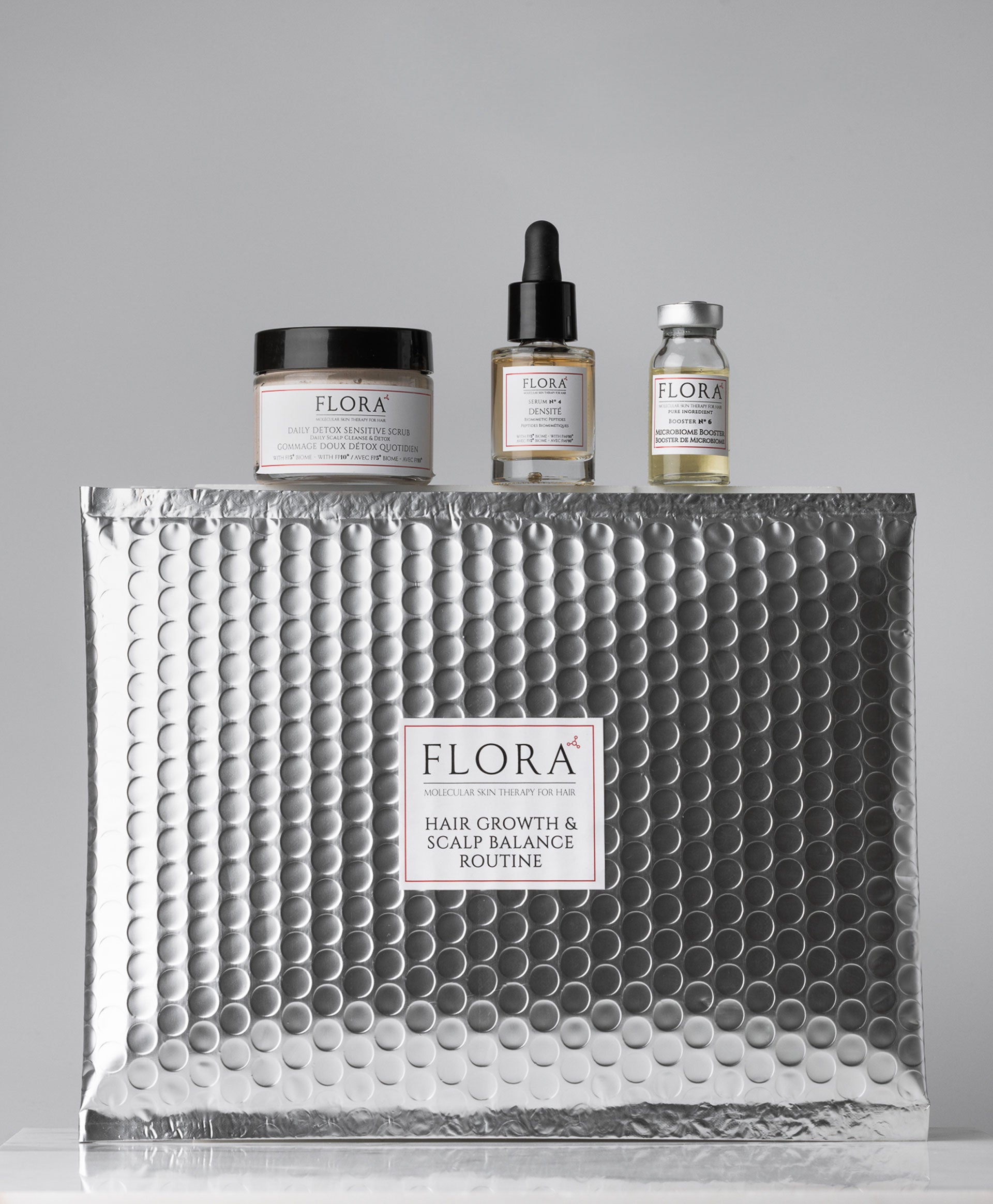 Flora Hair Growth & Scalp Balance Routine Flora Lab Paris