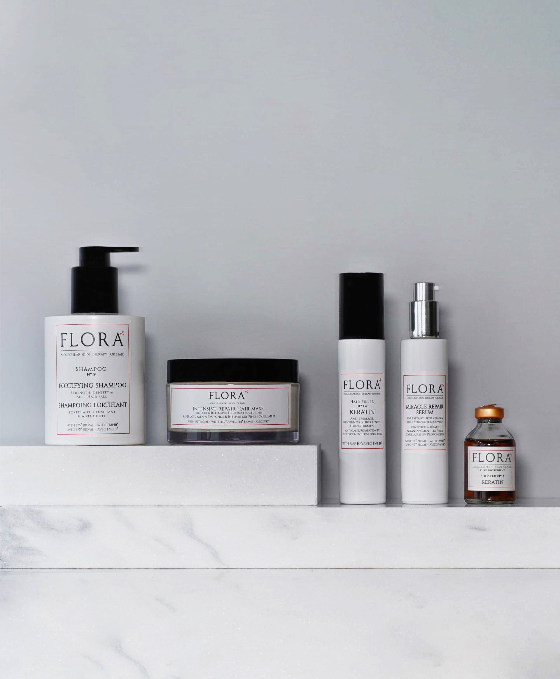 Flora Anti-Frizz/Hair Smoothing Routine